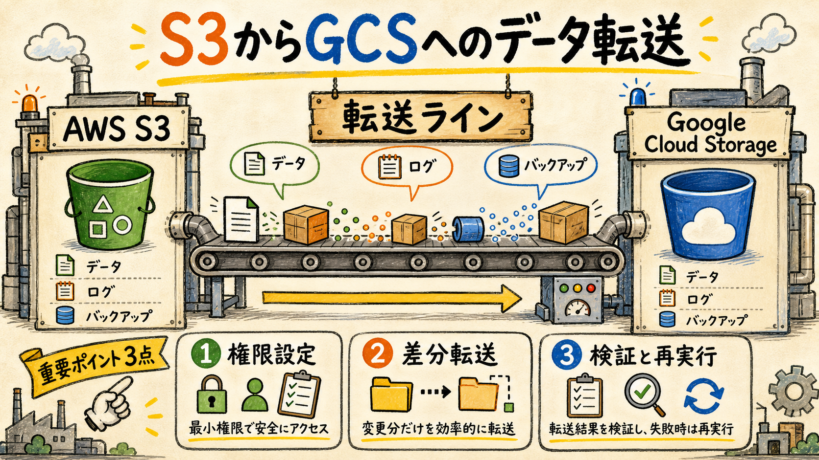 取り込み境界を固定するの概念図