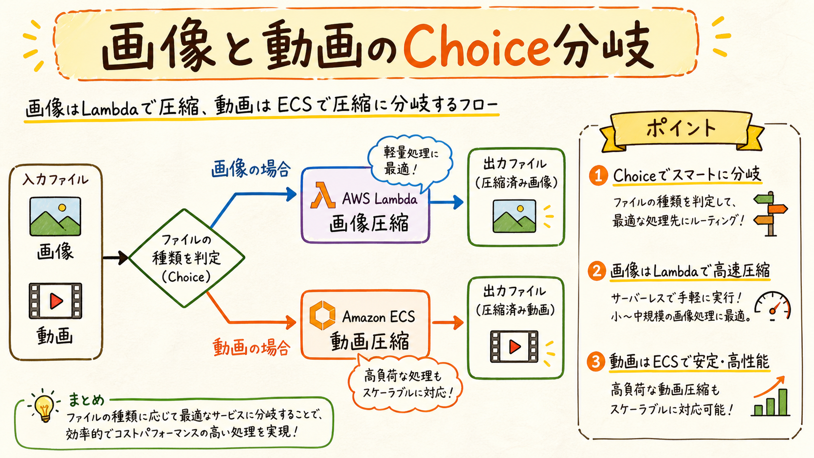 ChoiceとMapで媒体・件数を扱うの図解