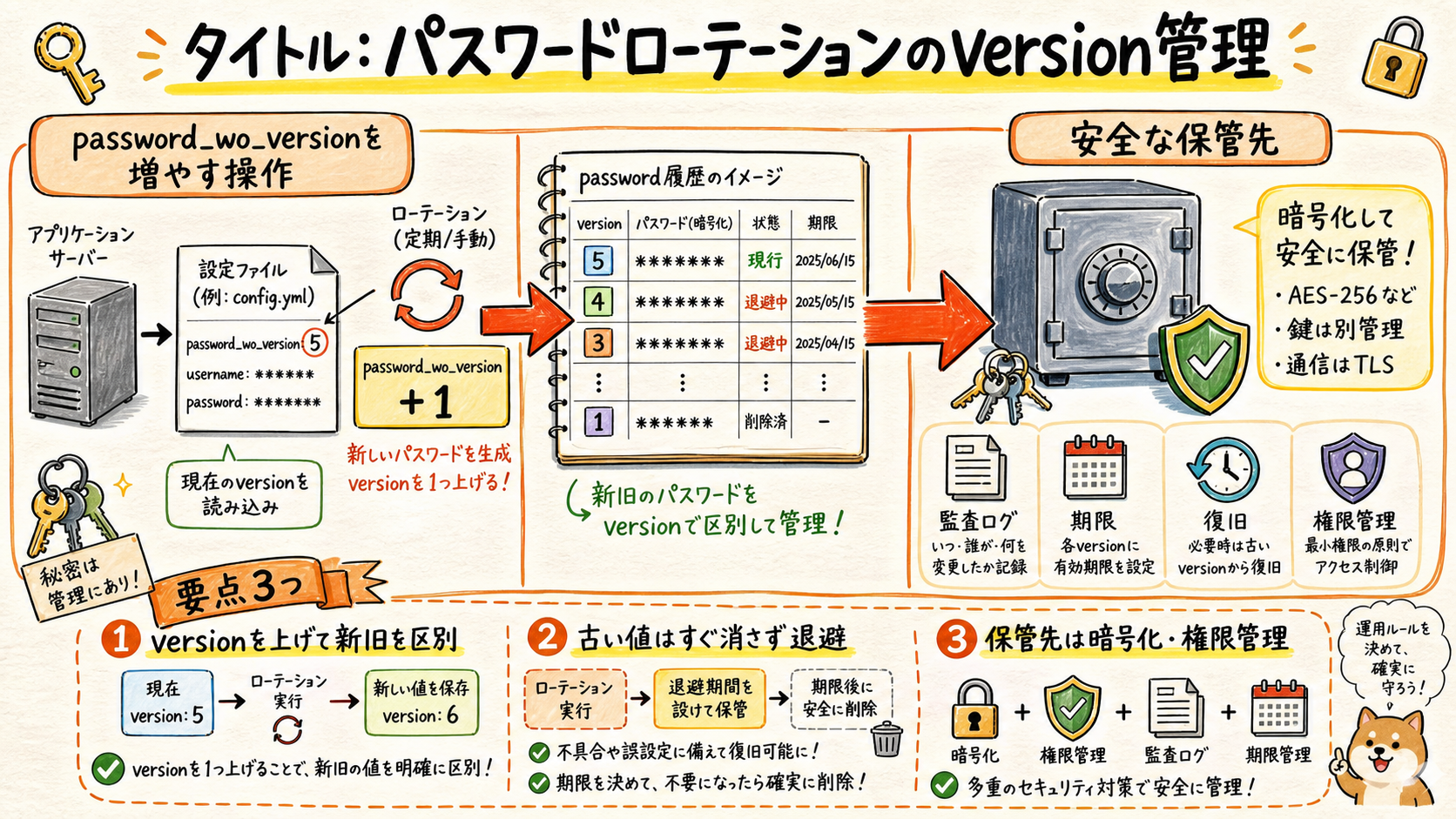 Secrets Managerとversion管理