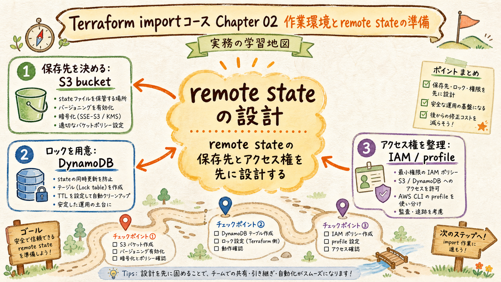 stateの保管
